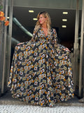 Vestido com padrões