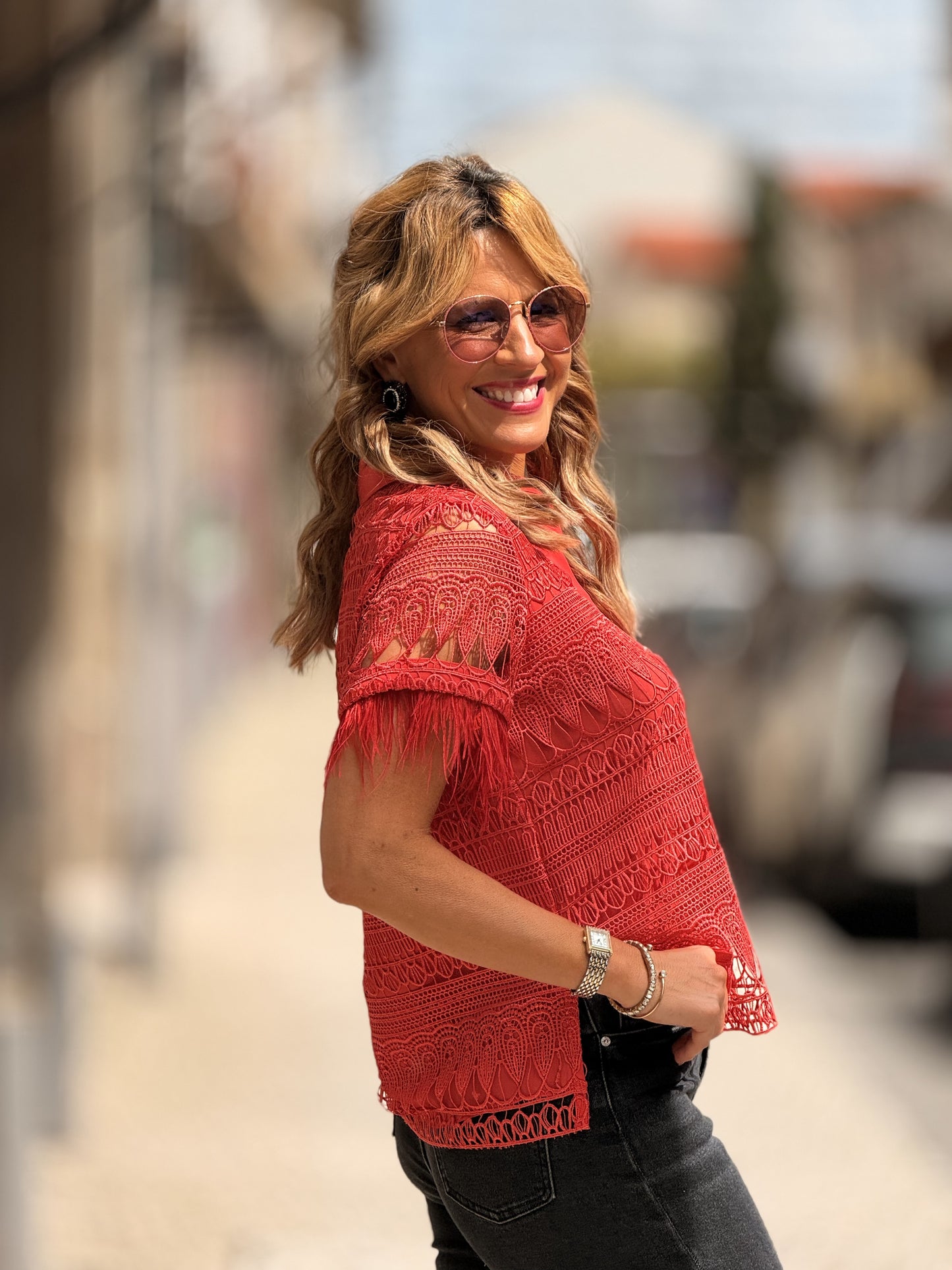 Blusa renda  SILVINA CAMPOS