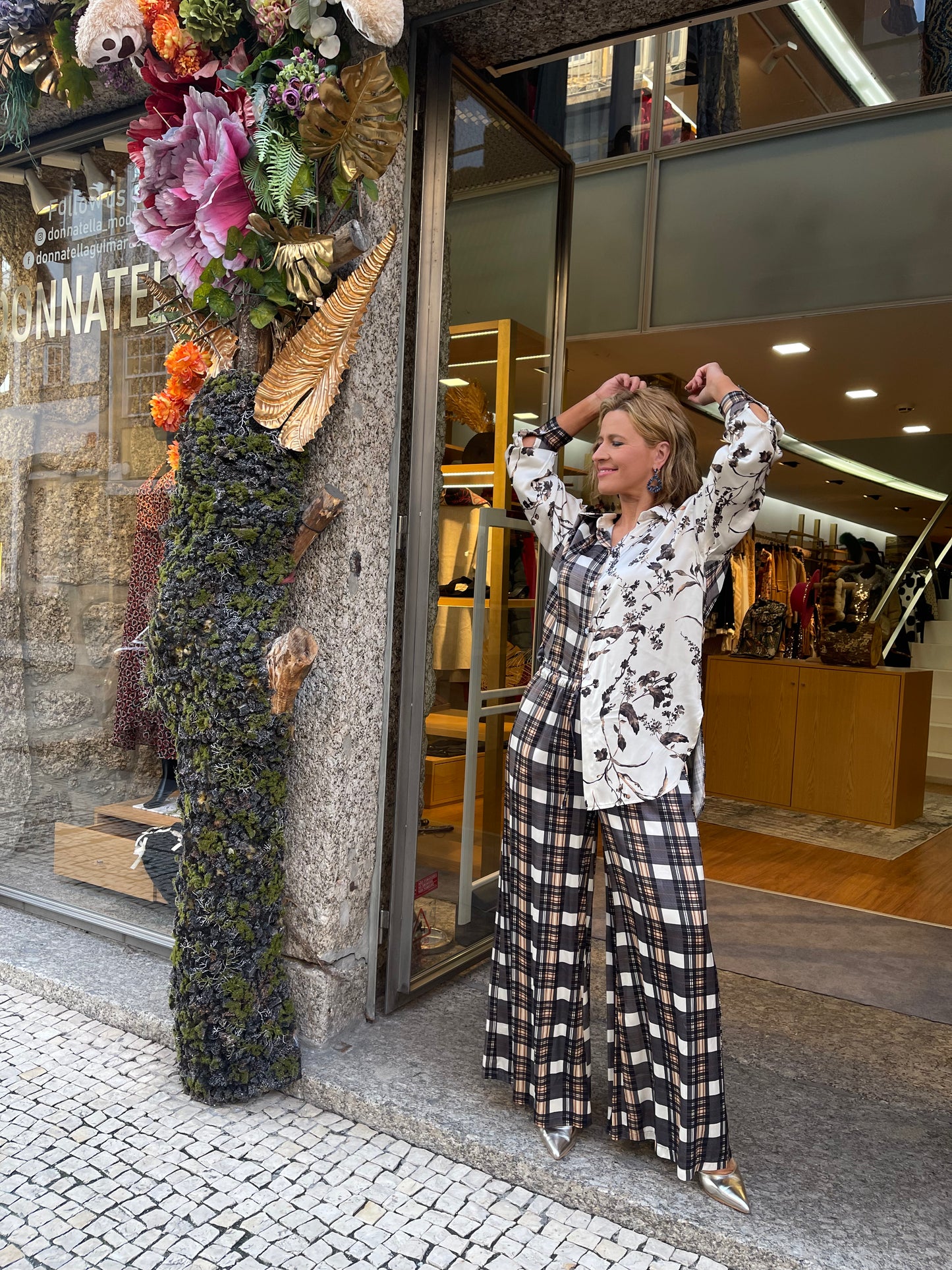 Total look com padrão
