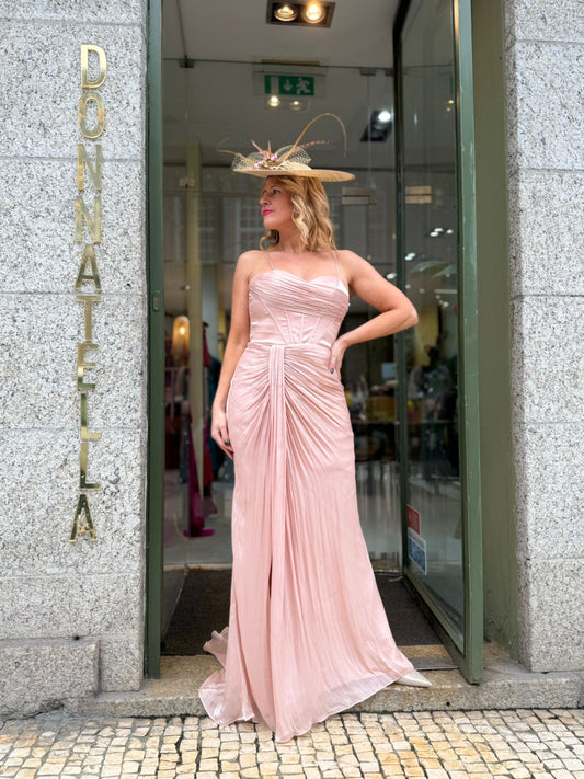VESTIDO SEREIA COM ESPARTILHO