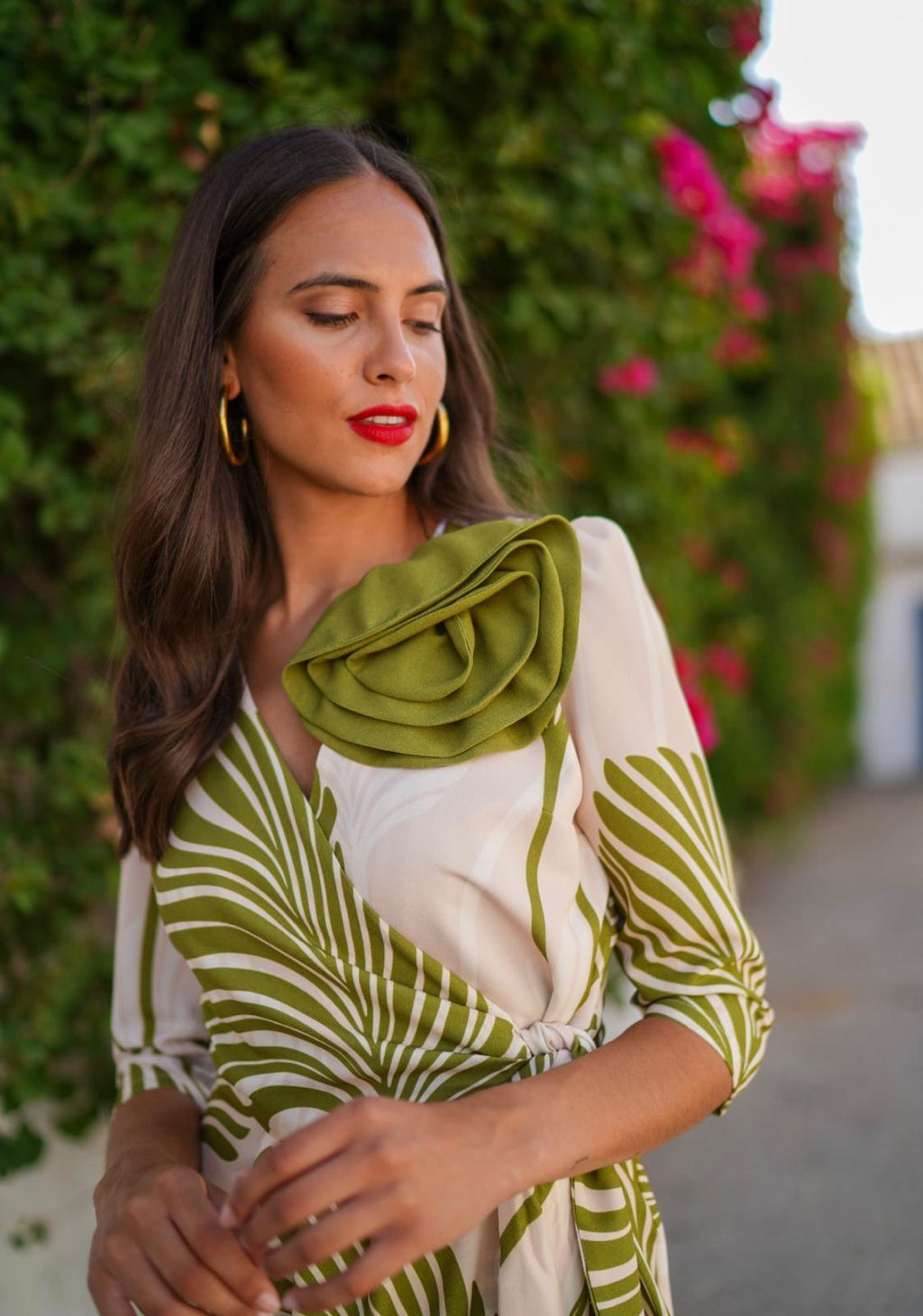 VESTIDO MIDI ASSIMÉTRICO