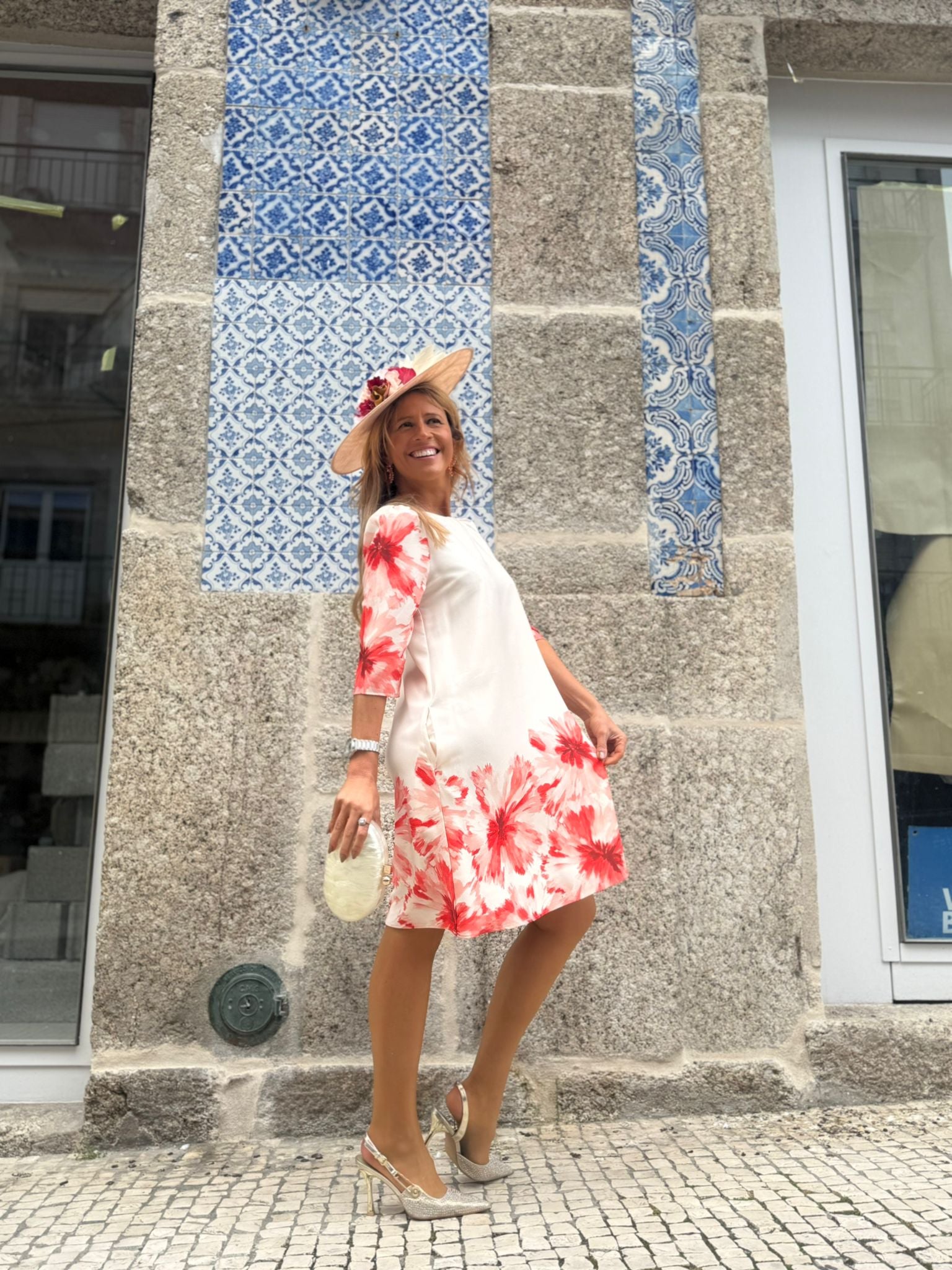 VESTIDO CURTO FLORAL