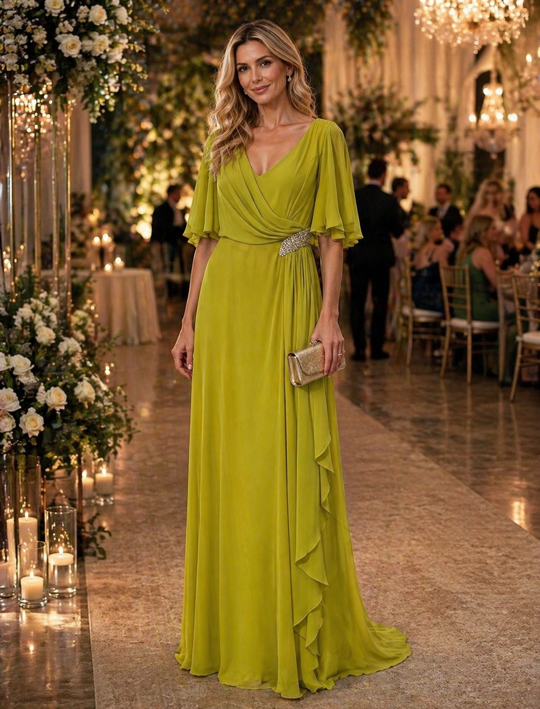 VESTIDO VERDE LIMA