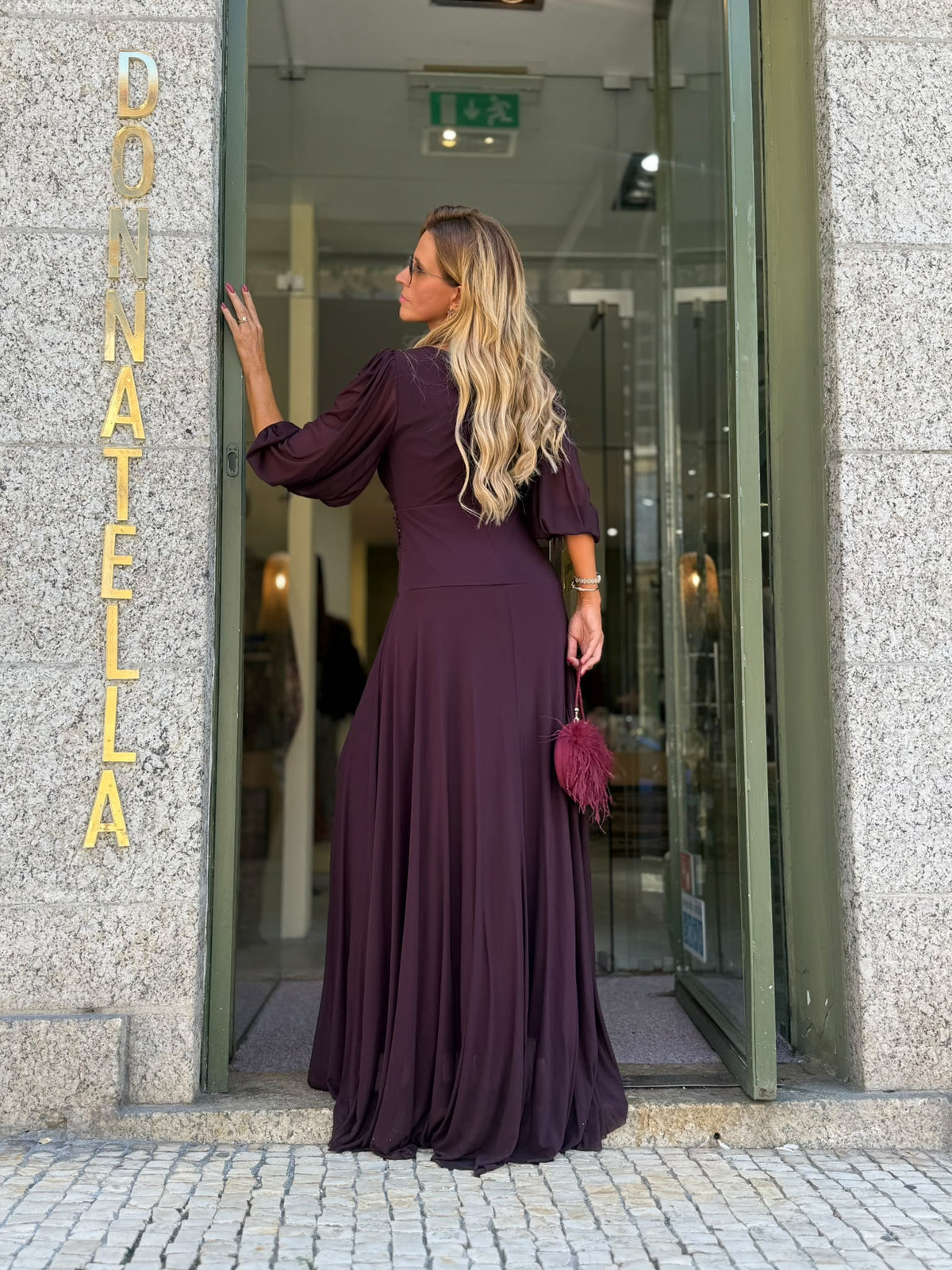 VESTIDO DRAPEADO