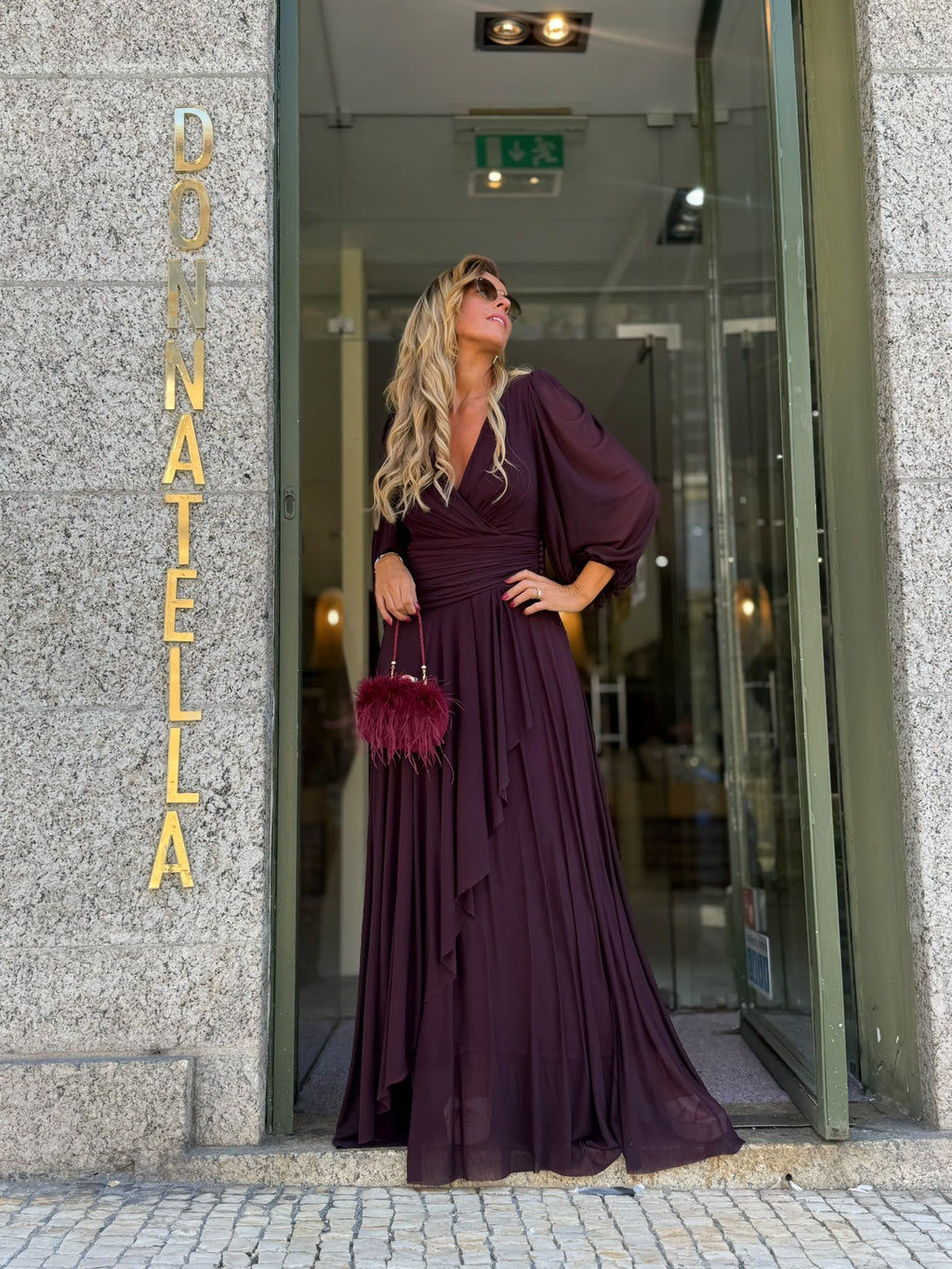 VESTIDO DRAPEADO