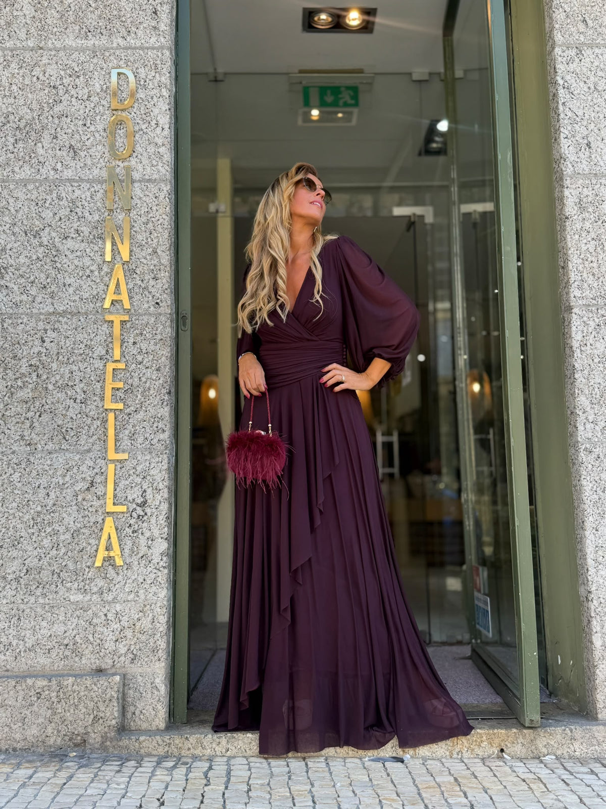 VESTIDO DRAPEADO