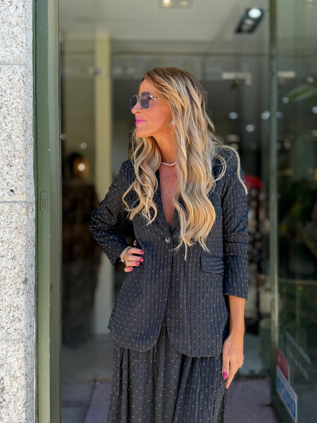 Conjunto Blazer e Saia Risca Diplomática