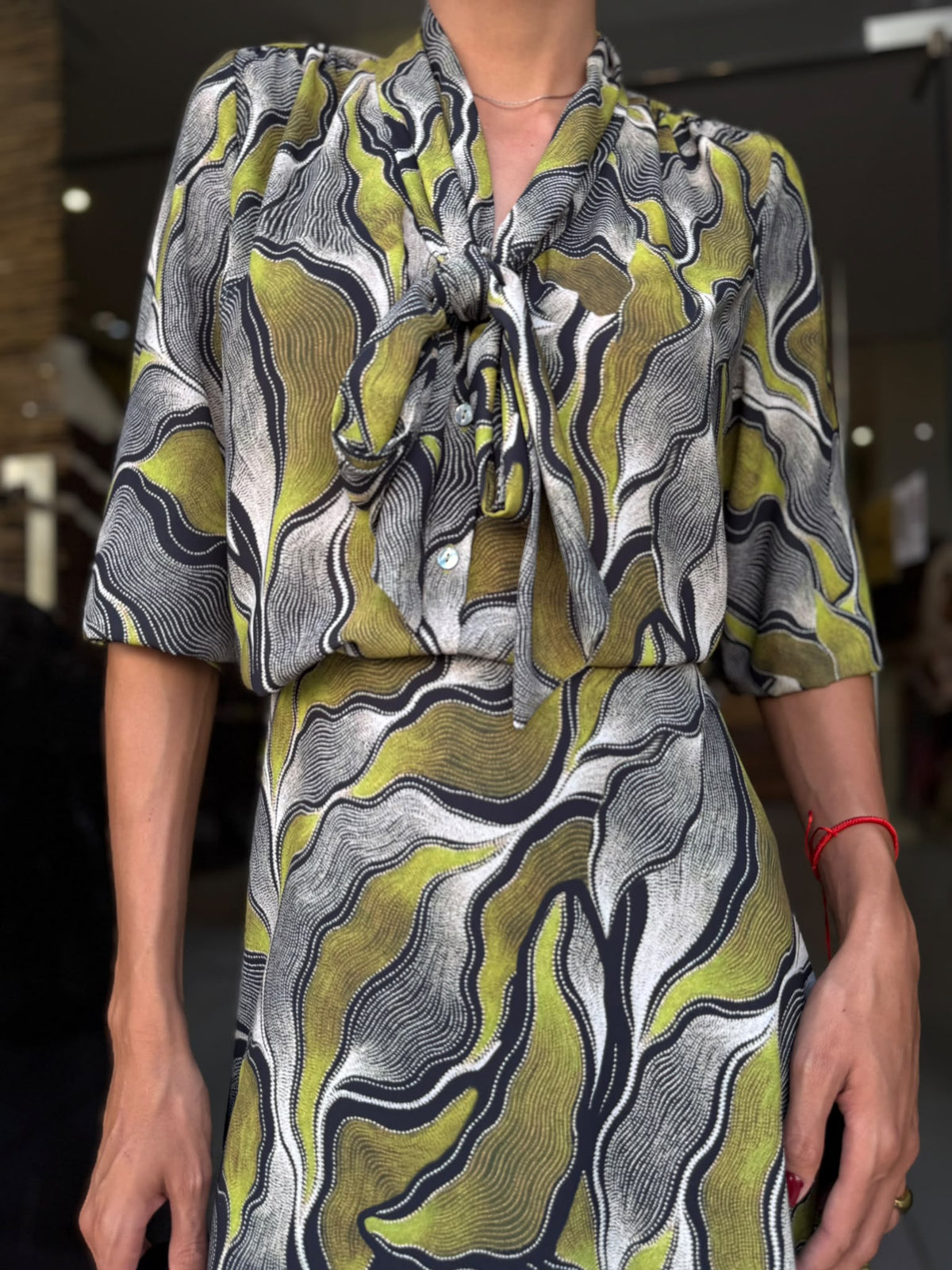 Conjunto  Estampado com Laço