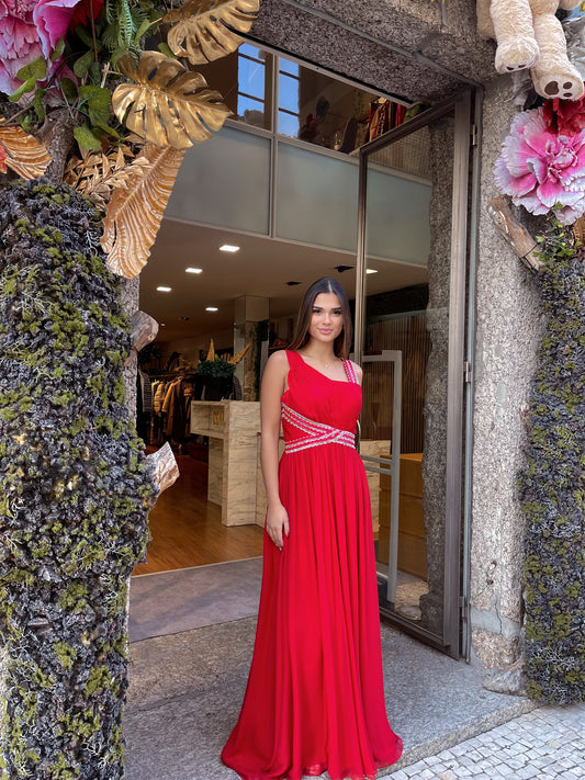 Vestido de uma alça