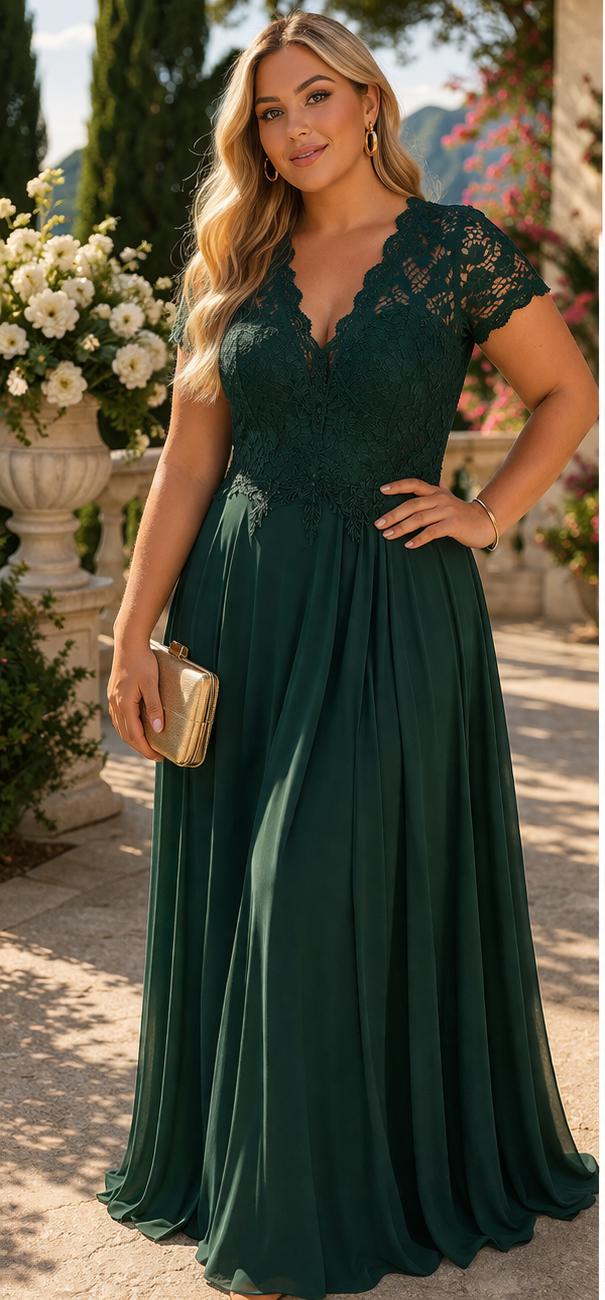 VESTIDO VERDE LONGO
