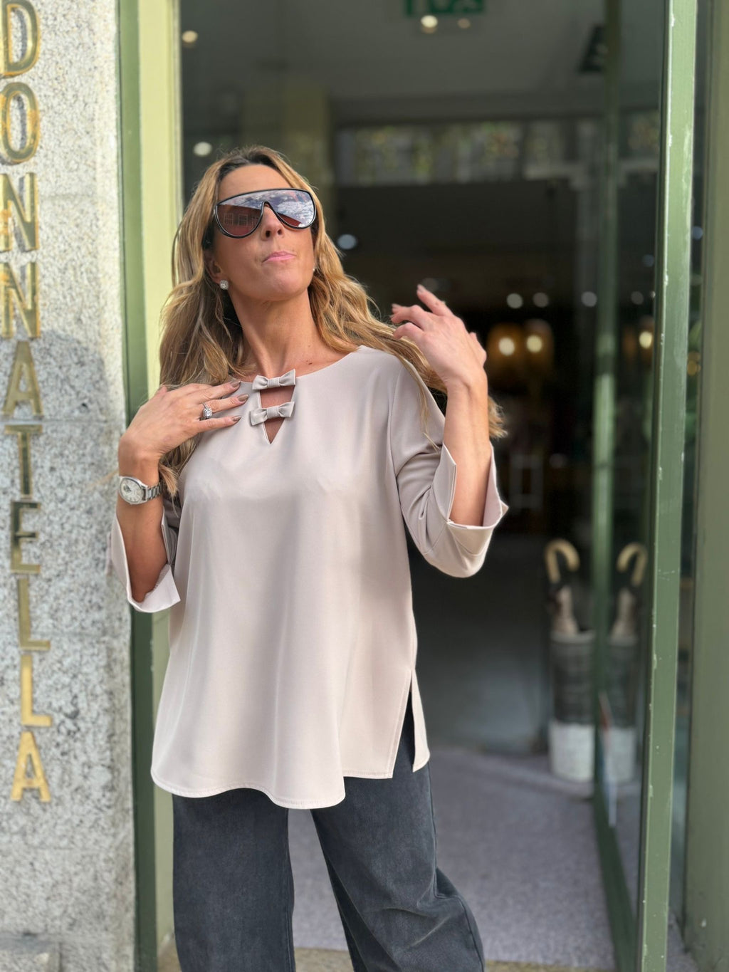 BLUSA LAÇOS
