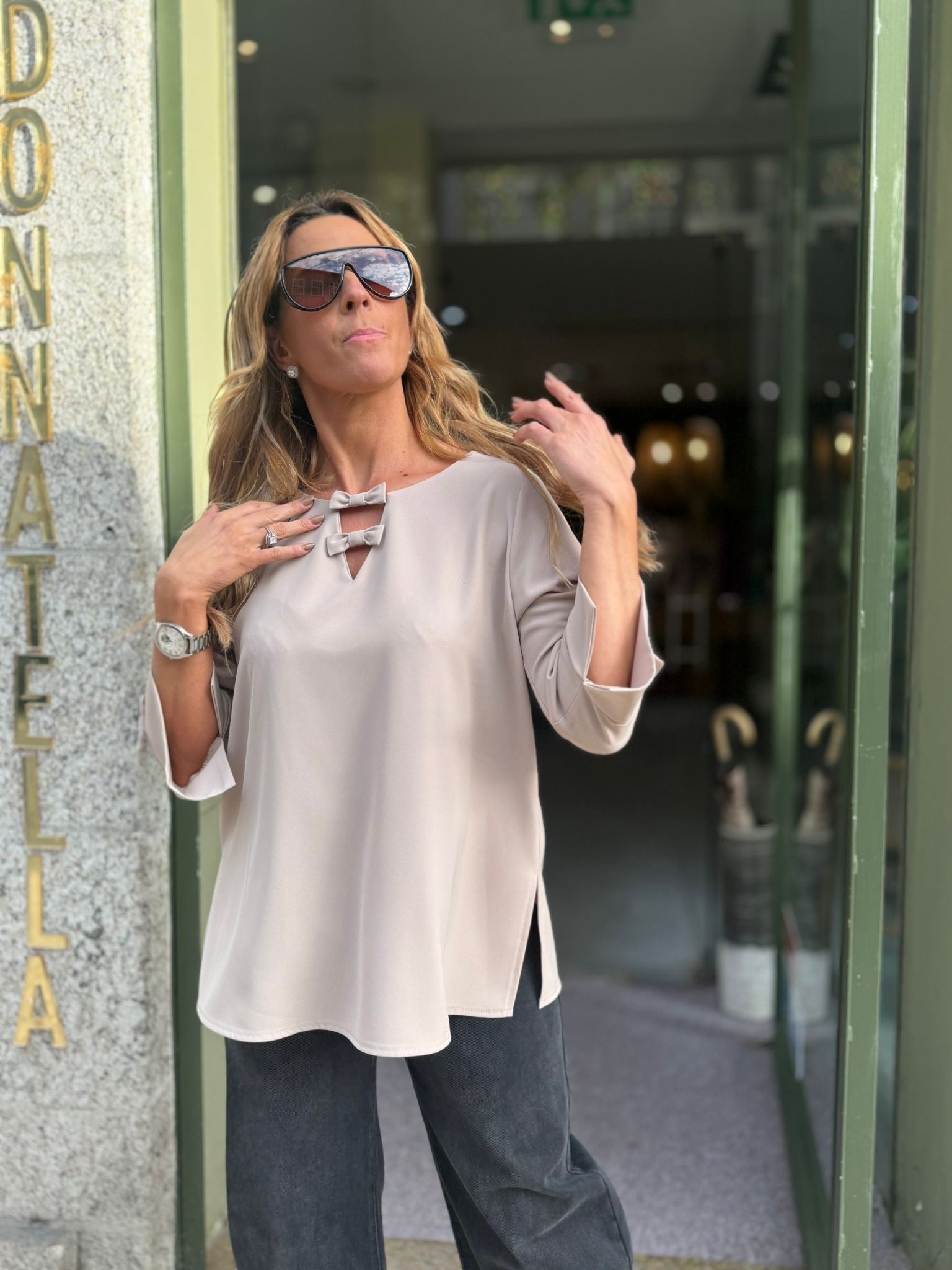 BLUSA LAÇOS