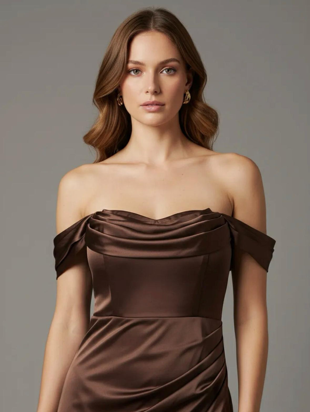 VESTIDO LONGO CETIM
