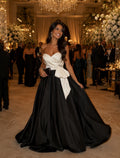 VESTIDO PRETO E BRANCO