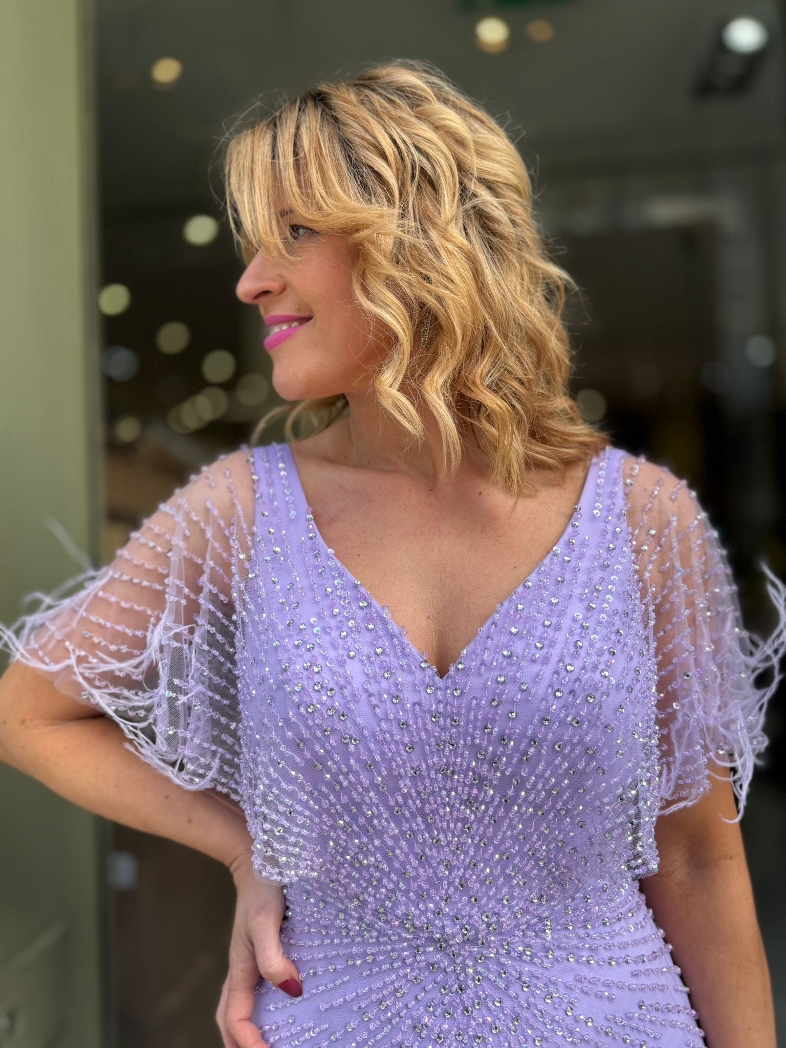 VESTIDO SEREIA COM MANGA