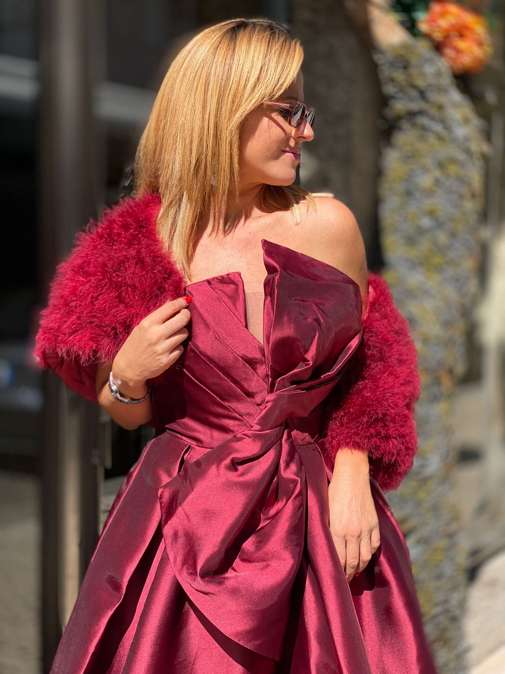Vestido cai- cai bordo