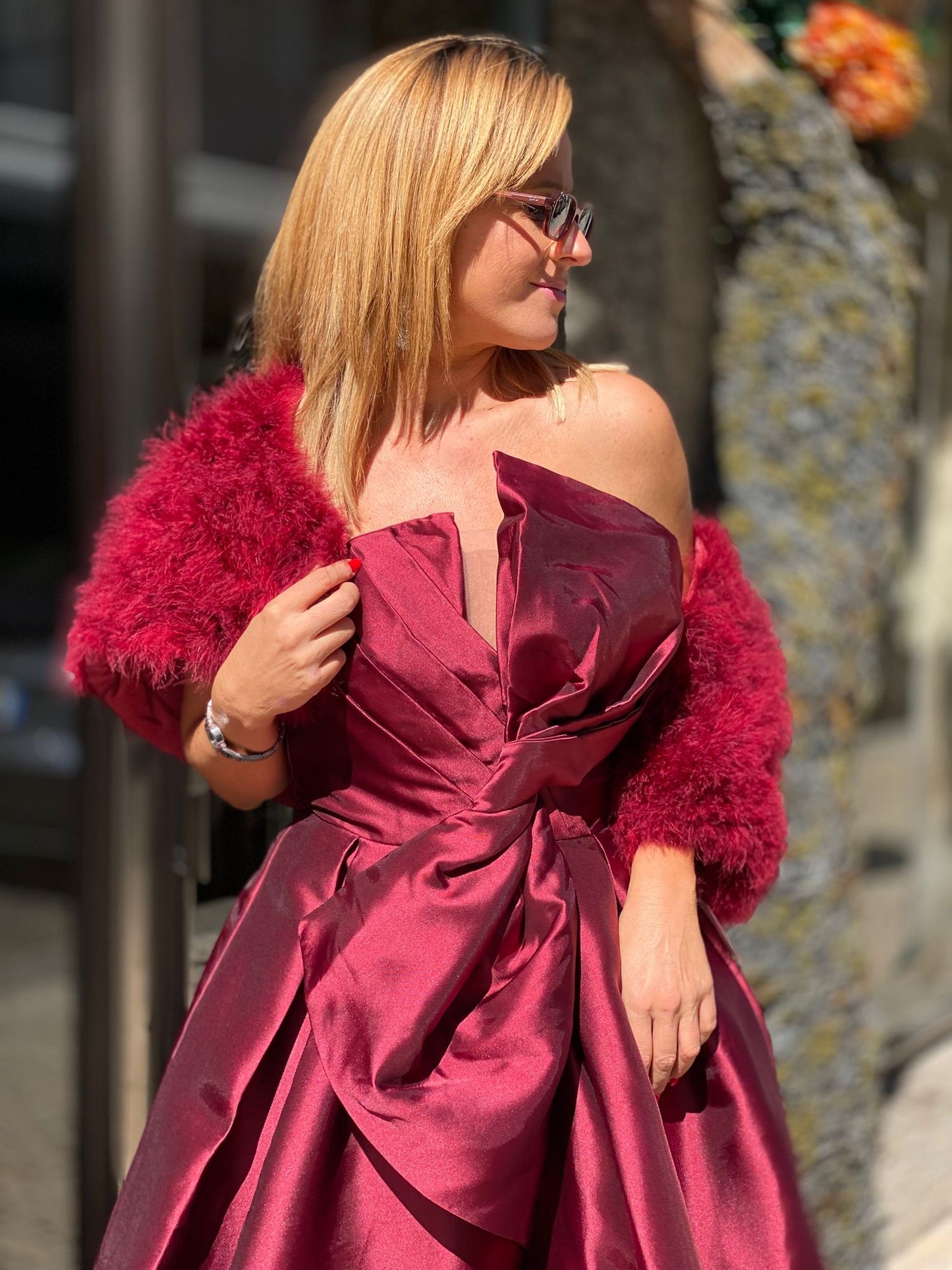 Vestido cai- cai bordo