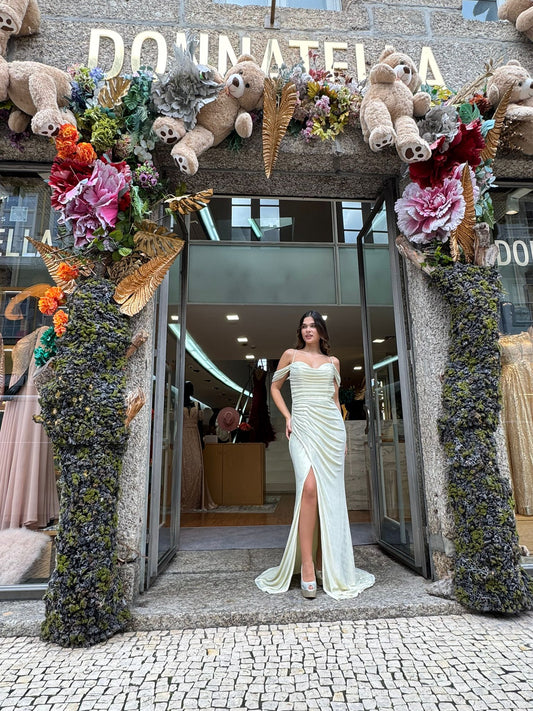 Vestido com brilho