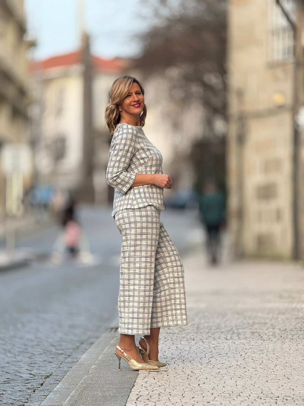 CONJUNTO MALHA TWEED CHANEL