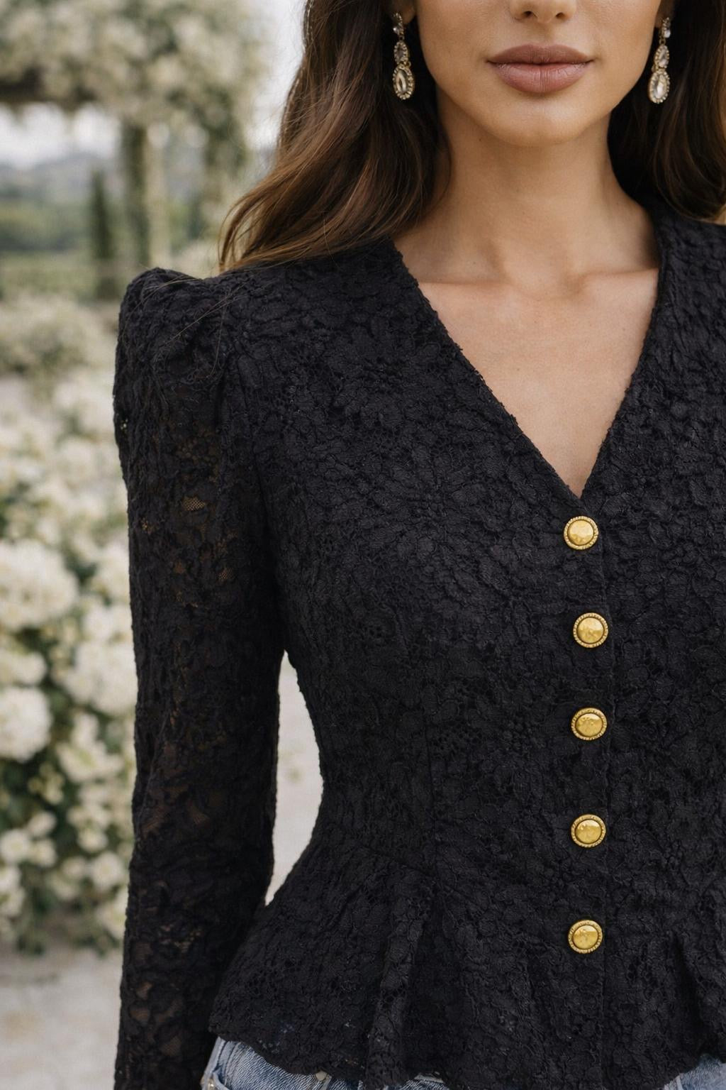 CAMISA EM RENDA