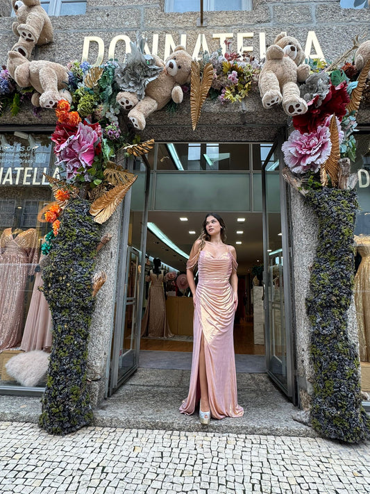 Vestido com brilho