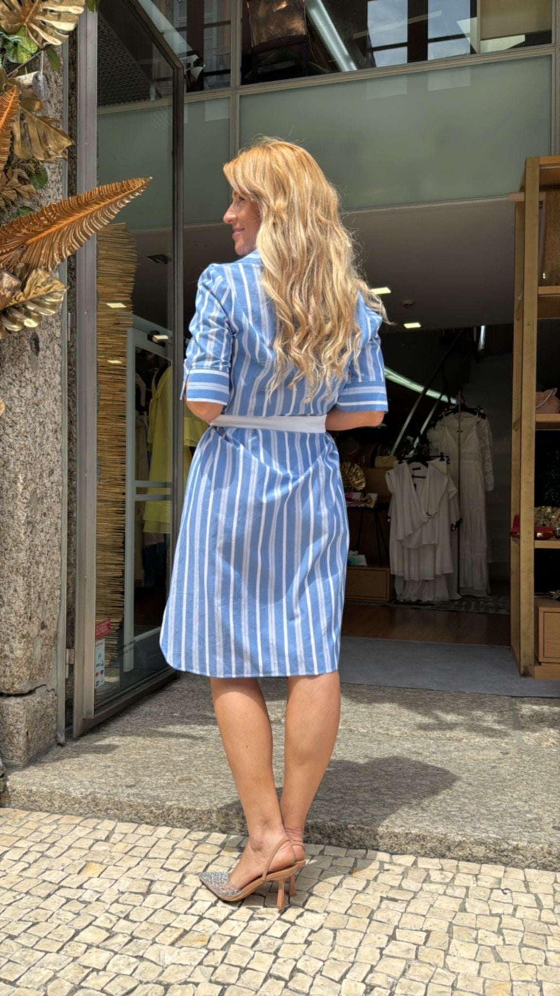 Vestido riscas