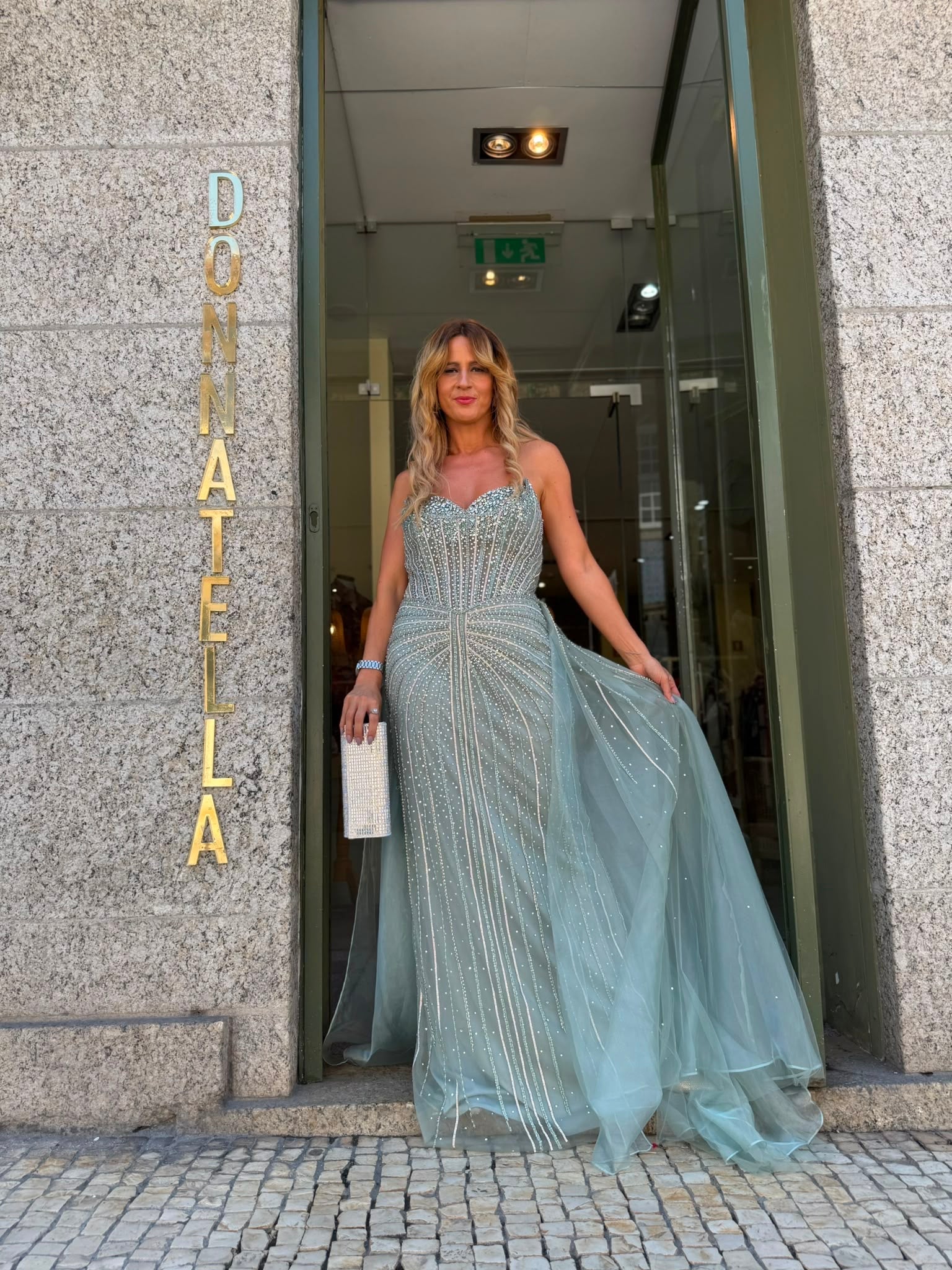 VESTIDO LONGO BRILHO CELESTIAL