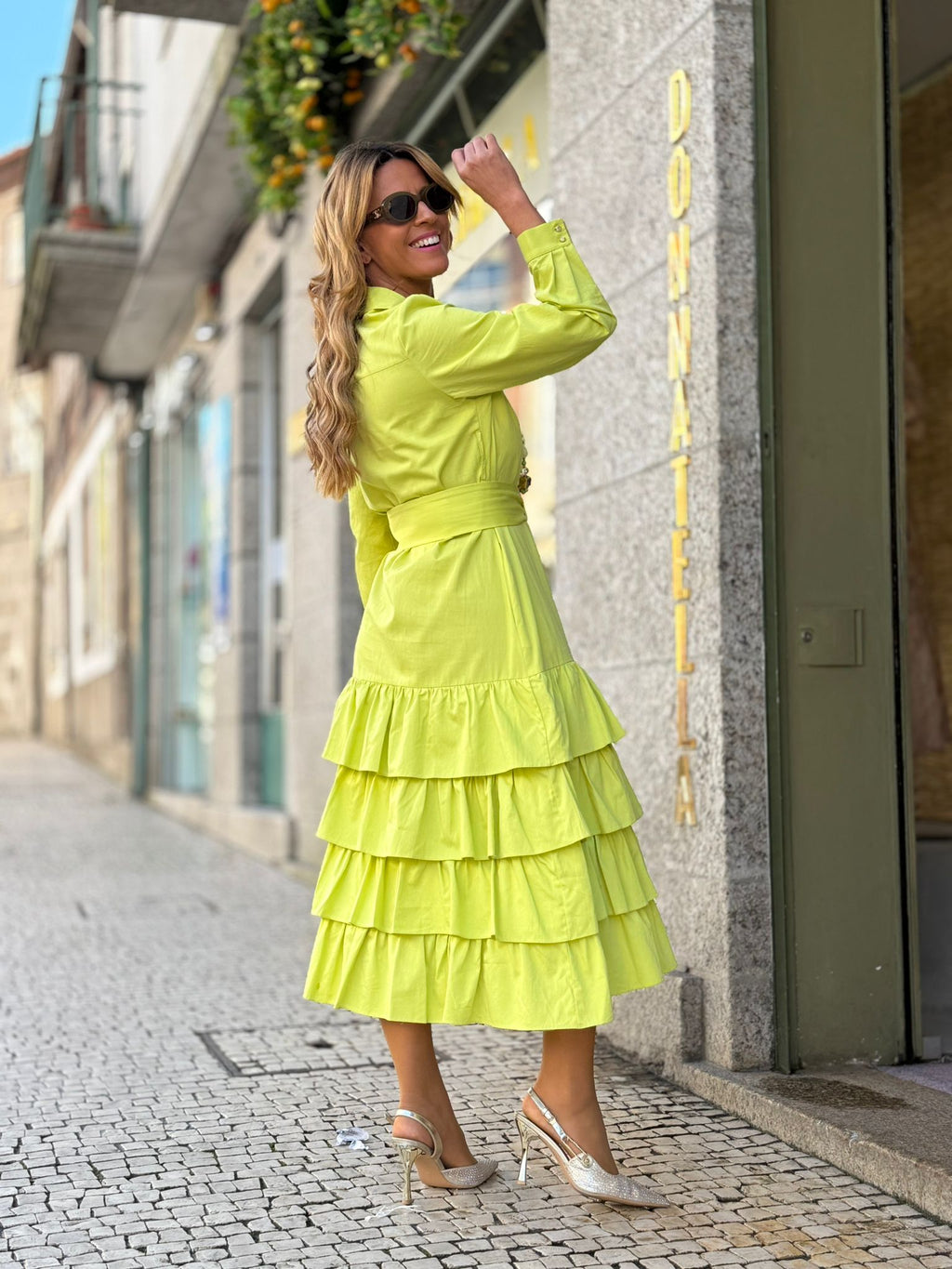 VESTIDO VERDE