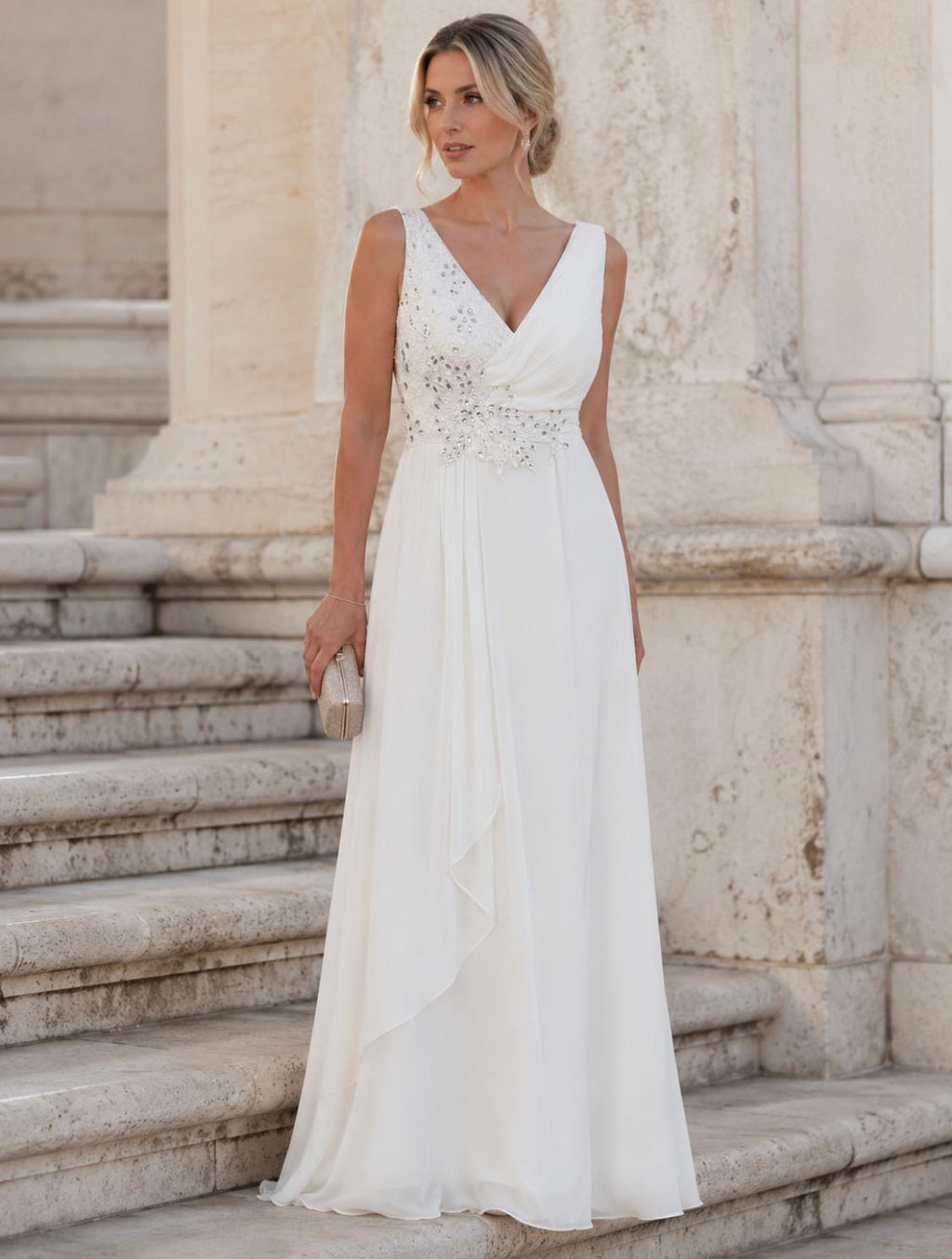 VESTIDO BRANCO BRILHO