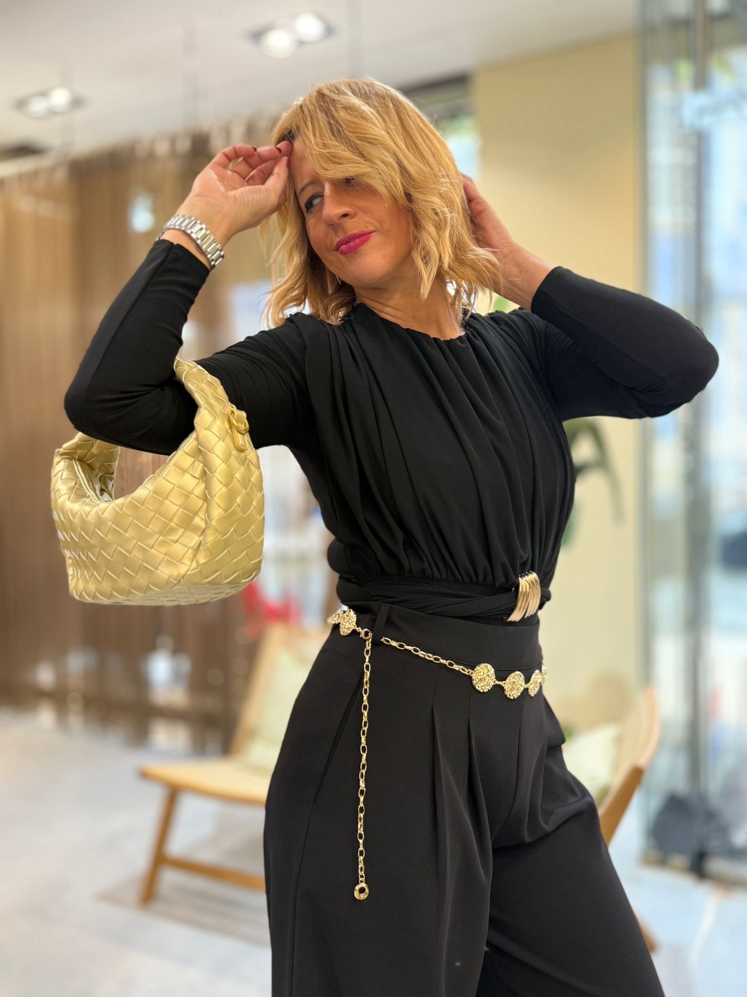 CALÇA PANTALON PRETO