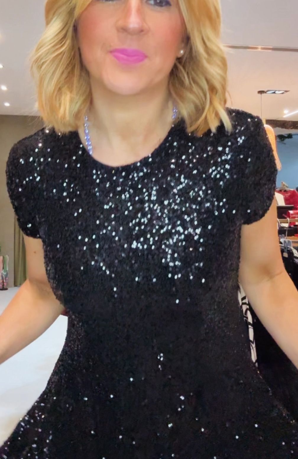 Vestido lantejoulas