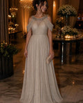 VESTIDO DOURADO BRILHANTE