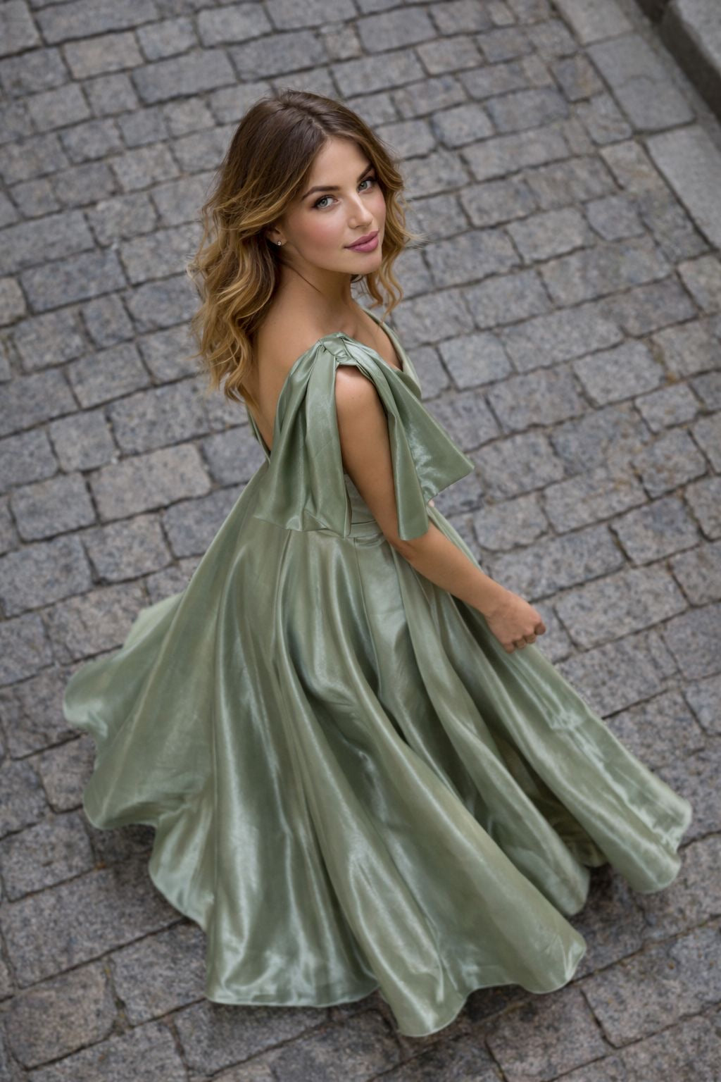 Vestido cetim