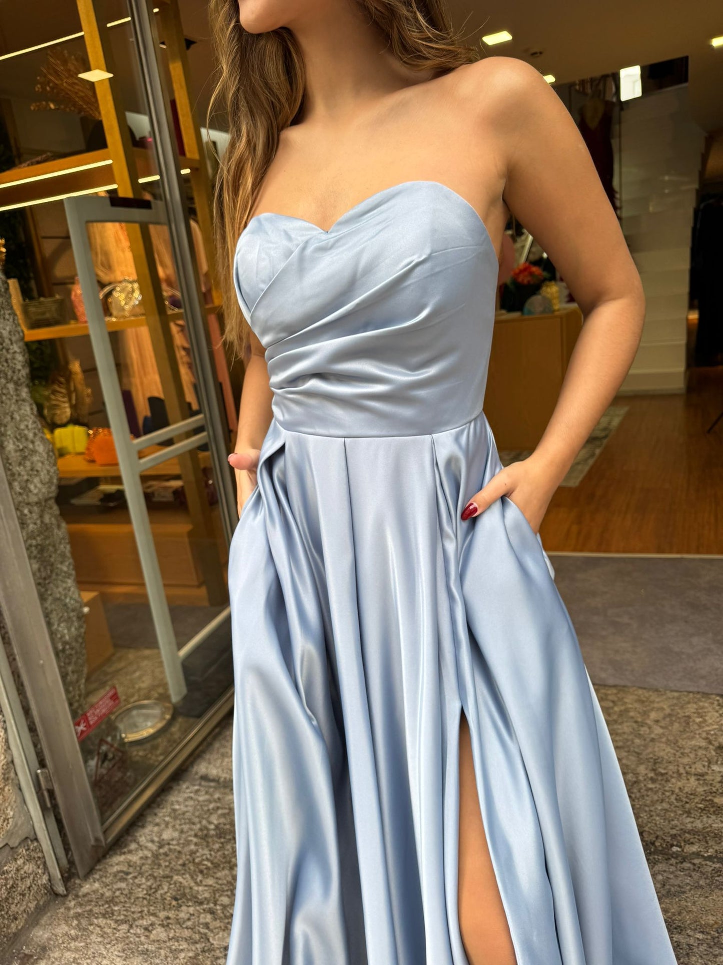 Vestido  cai-cai