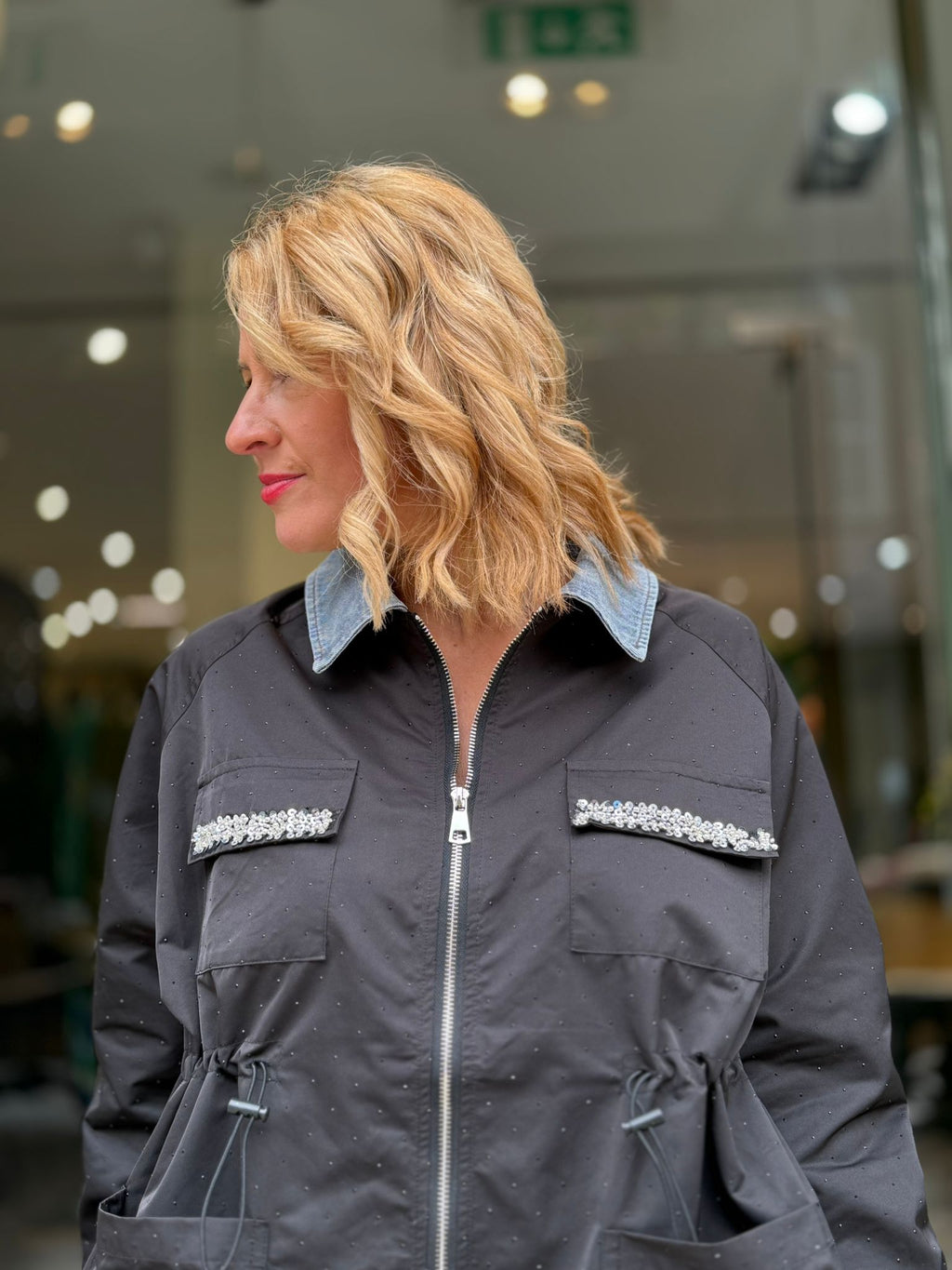 PARKA CURTA OVERSIZE