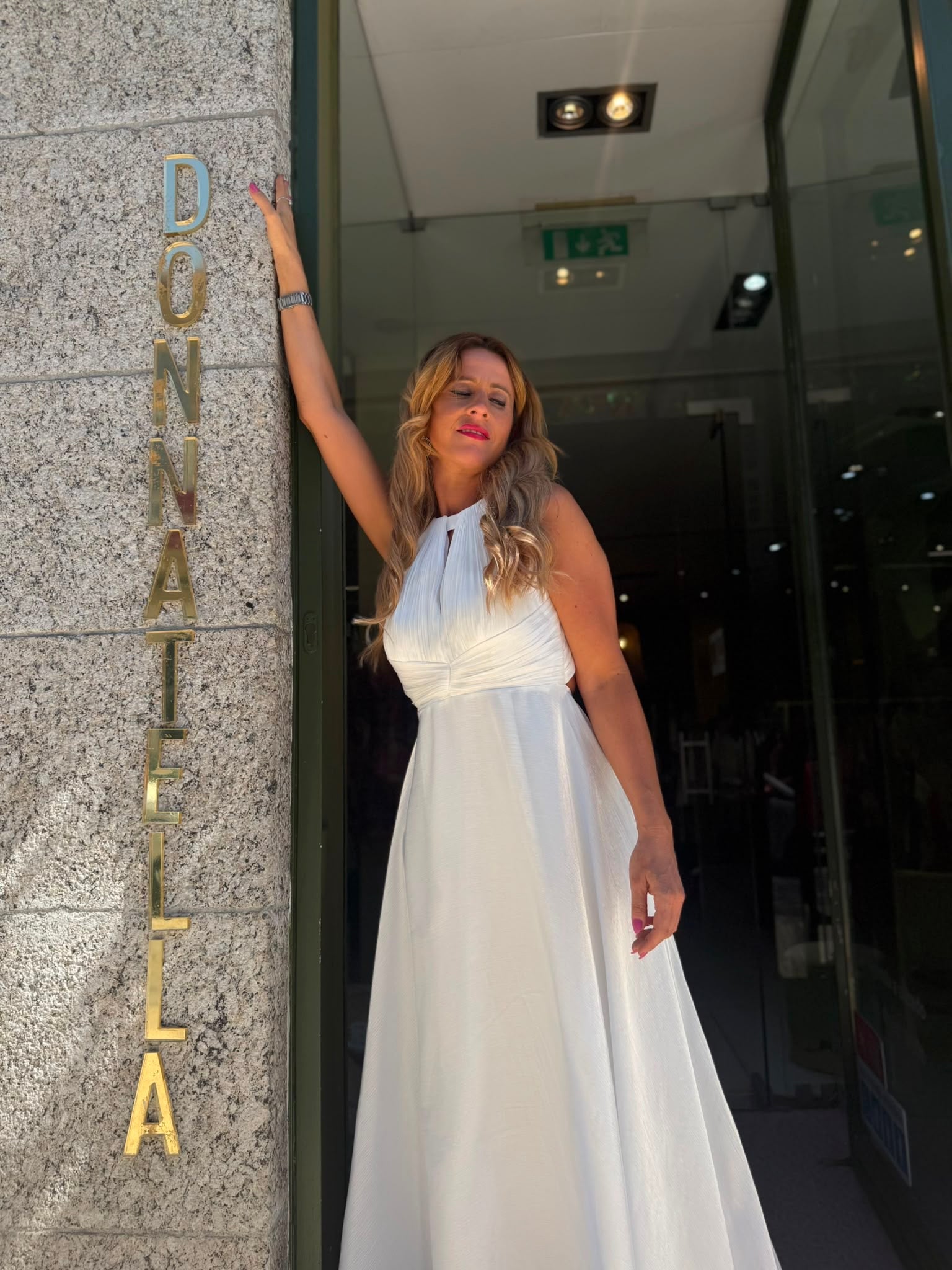 VESTIDO LONGO HALTER BRANCO