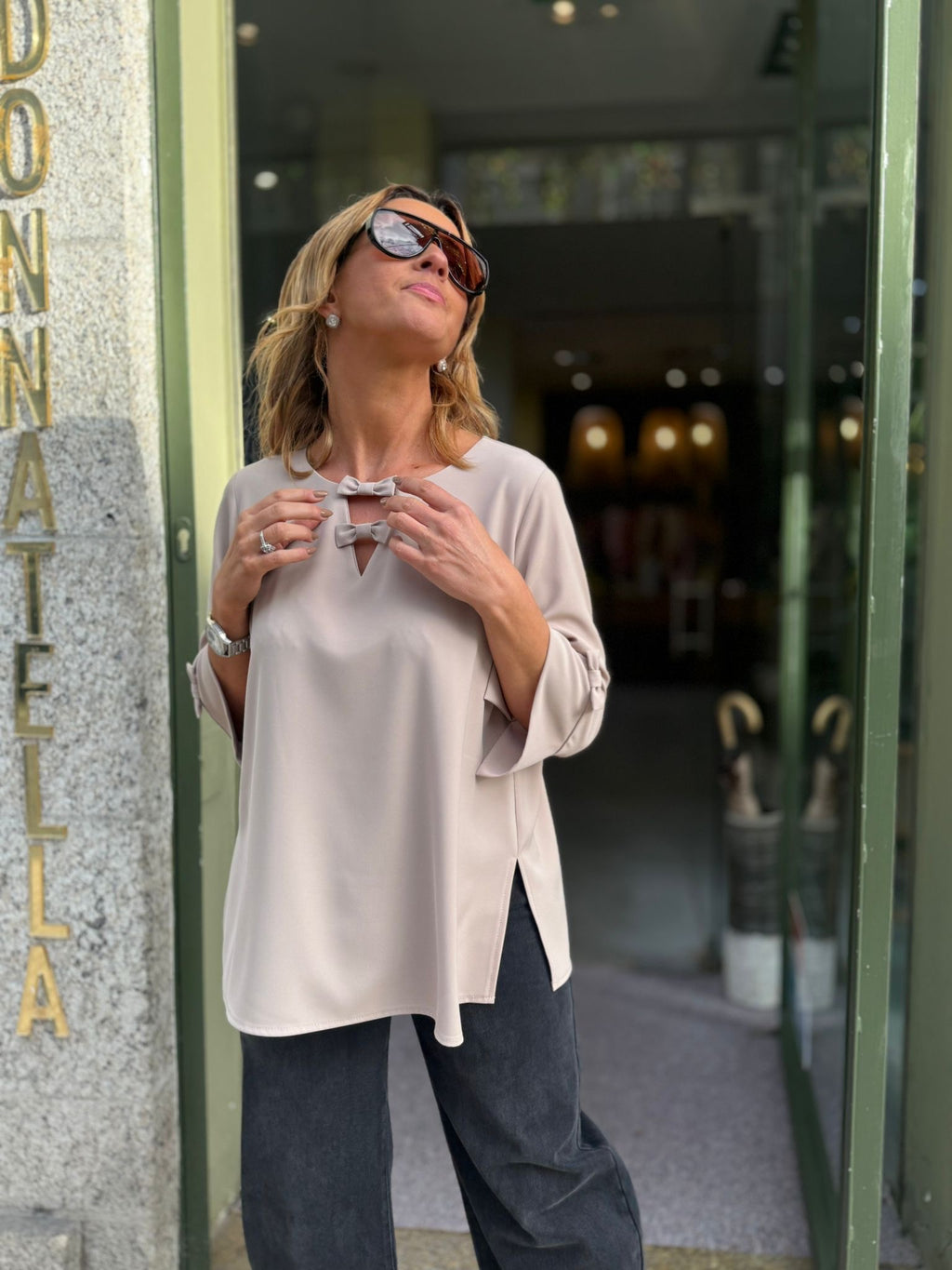 BLUSA LAÇOS