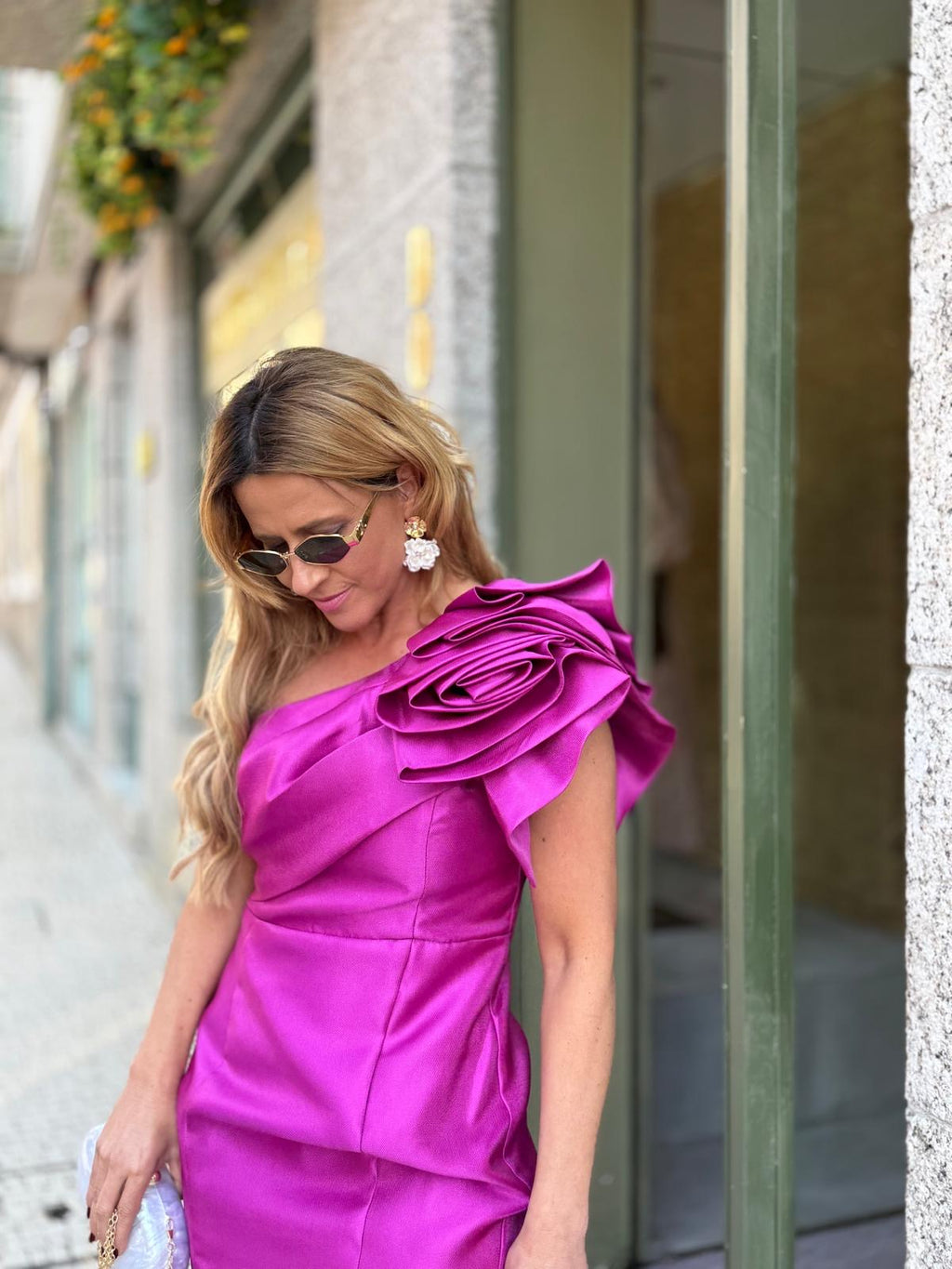 VESTIDO ROSA FÚXIA