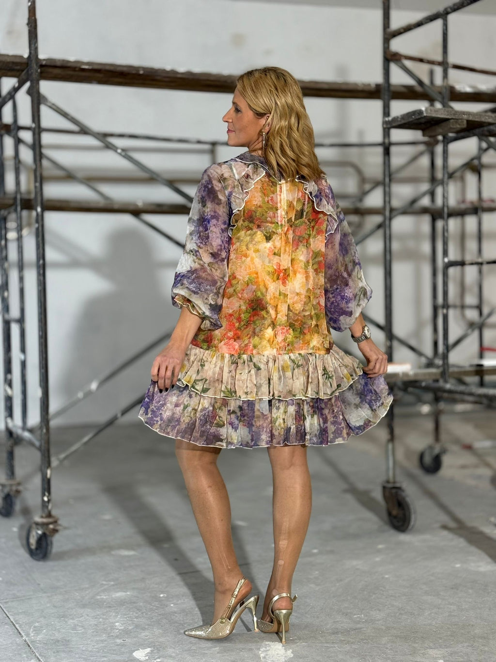 VESTIDO CURTO ESTAMPADO