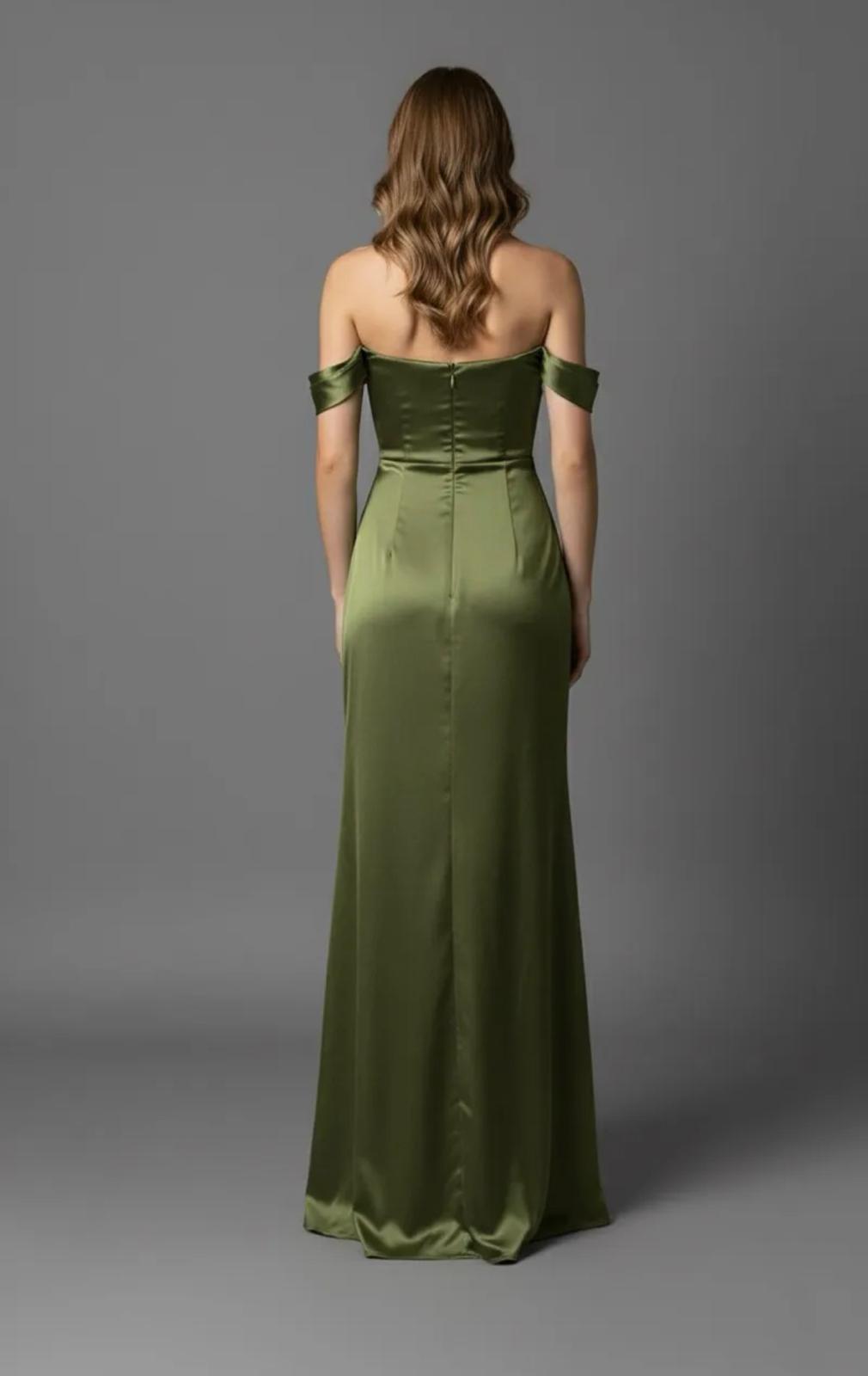 VESTIDO LONGO CETIM