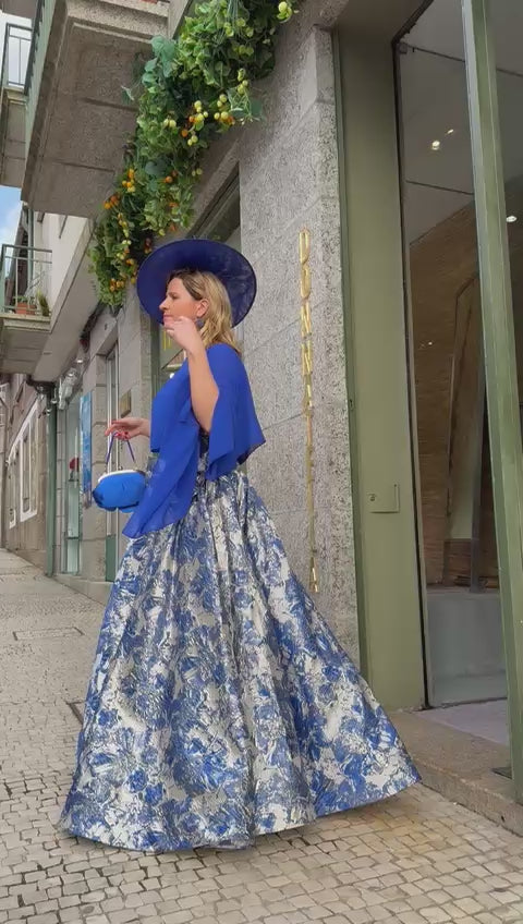 VESTIDO DO LAÇO BROCADO