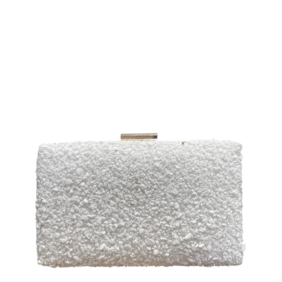 Pochete com pedra mineral