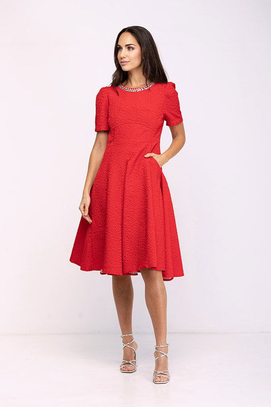 Vestido brocado
